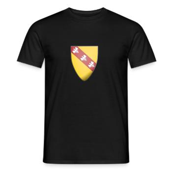 Blason de Lorraine - T-shirt homme - noir - Devant - AI Model Male 178 light (178cm)