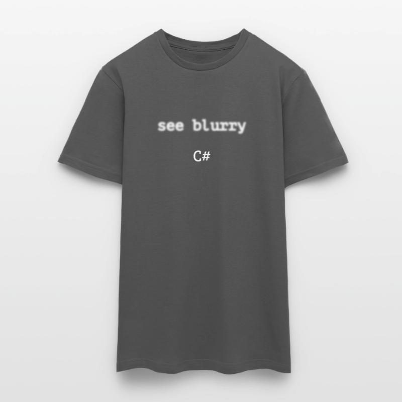 Programmer c sharp - See blurry c sharp Men's T-Shirt