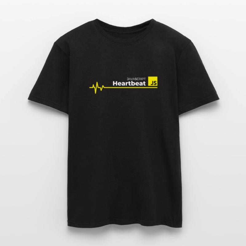 Javascript Herzschlag Männer T-Shirt