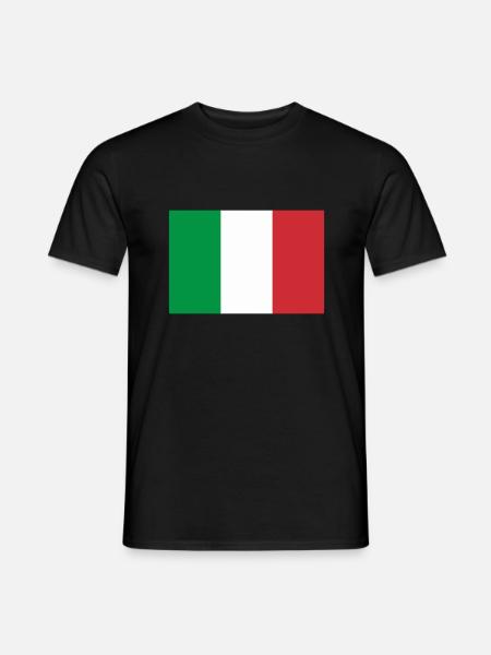 Flag Italy / Italian flag - Men's T-Shirt - black