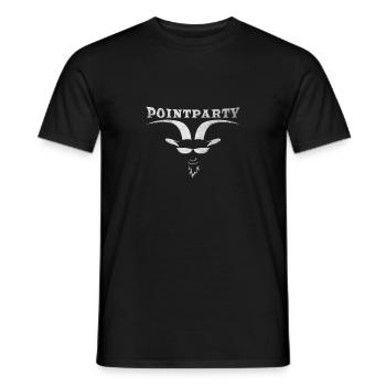 Pointparty Legend - Men's T-Shirt - black - Front - AI Model Male 178 light (178cm)