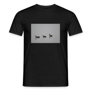 Enten im Nebel - Männer T-Shirt - Schwarz - Vorne - AI Model Male 178 light (178cm)