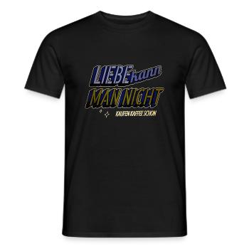 bohnenröstung kaffeebohne kaffeebecher - Männer T-Shirt - Schwarz - Vorne - AI Model Male 178 light (178cm)