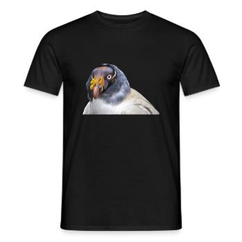 Das Portrait eines Königsgeier - Männer T-Shirt - Schwarz - Vorne - AI Model Male 178 light (178cm)