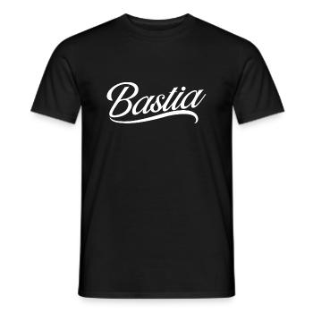 Bastia - T-shirt homme - noir - Devant - AI Model Male 178 light (178cm)