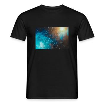 Cosmos - Men's T-Shirt - black - Front - AI Model Male 178 light (178cm)