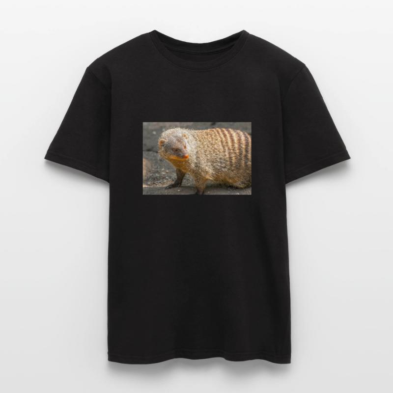 Gebänderte Manguste oder Zebramanguste Männer T-Shirt