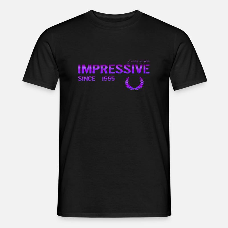 Impressive since 1995 - Männer T-Shirt - Schwarz