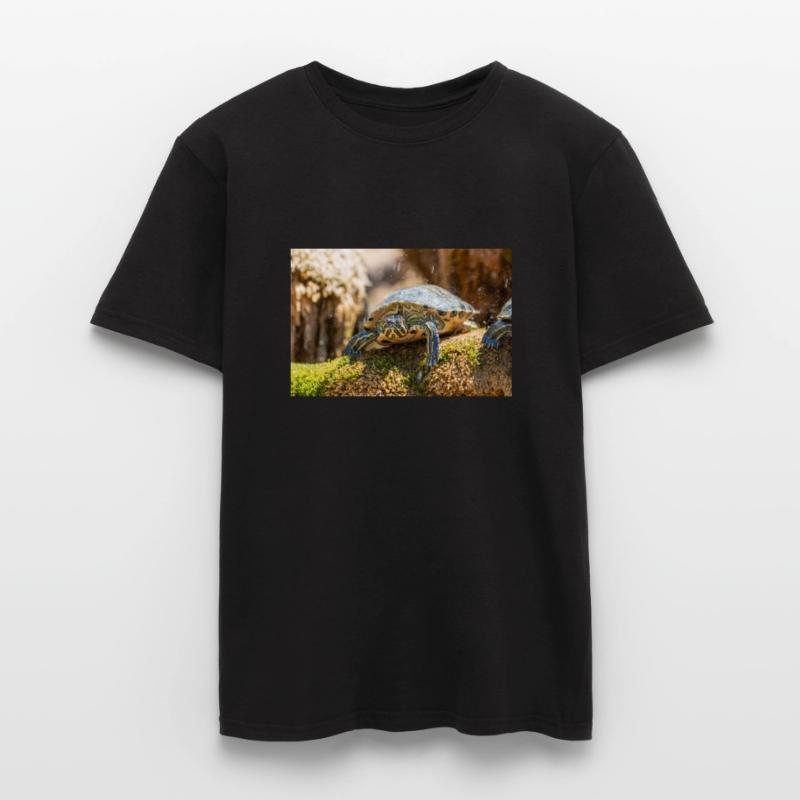 Yellow-bellied slider Trachemys scripta scripta Men’s T-shirt