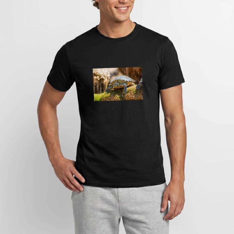 Yellow-bellied slider Trachemys scripta scripta Men’s T-shirt