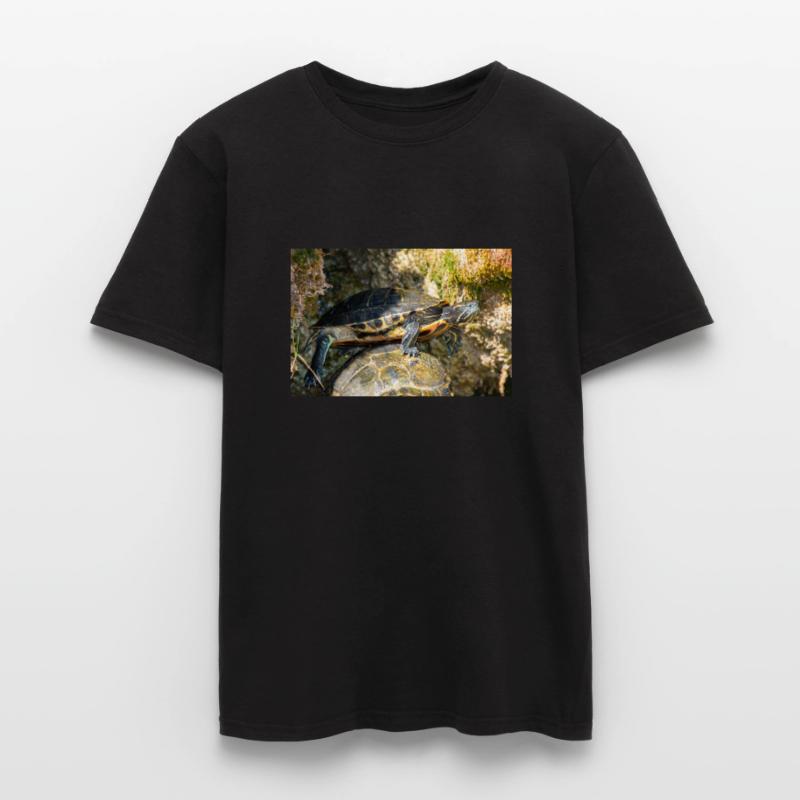 Yellow-bellied slider Trachemys scripta scripta Men’s T-shirt