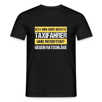 Resistant taxi driver - Men's T-Shirt - black - Front - AI Model Male 178 light (178cm)
