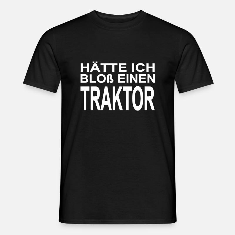 Traktor - Männer T-Shirt - Schwarz