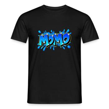 Graffiti Name MOMO printable on evrything - T-shirt homme - noir - Devant - AI Model Male 178 light (178cm)