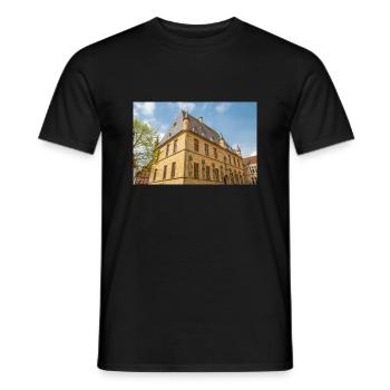 Erzbischöfliches Generalvikariat in Osnabrück - Männer T-Shirt - Schwarz - Vorne - AI Model Male 178 light (178cm)