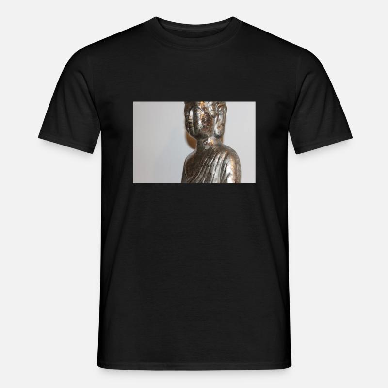 Buddha Style - Männer T-Shirt - Schwarz