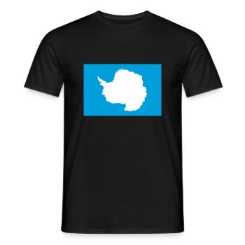 Antarctique - T-shirt homme - noir - Devant - AI Model Male 178 light (178cm)
