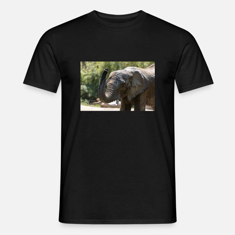 Ich habe ein dickes Fell - Männer T-Shirt - Schwarz