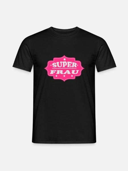 Super frau - T-shirt homme - noir