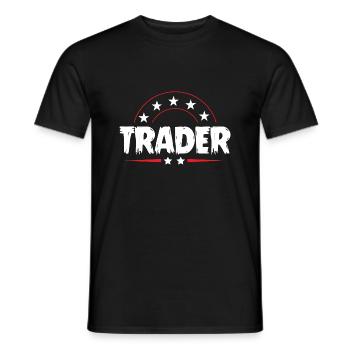 Trader Beruf - Männer T-Shirt - Schwarz - Vorne - AI Model Male 178 light (178cm)