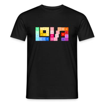 L-O-V-E *** <3 - Männer T-Shirt - Schwarz - Vorne - AI Model Male 178 light (178cm)