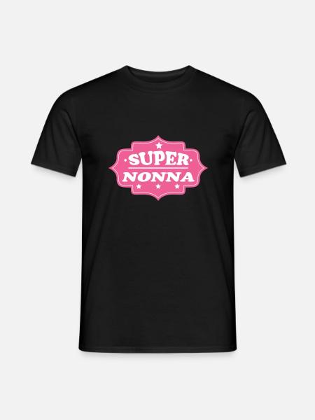 SUPER NONNA - Men's T-Shirt - black