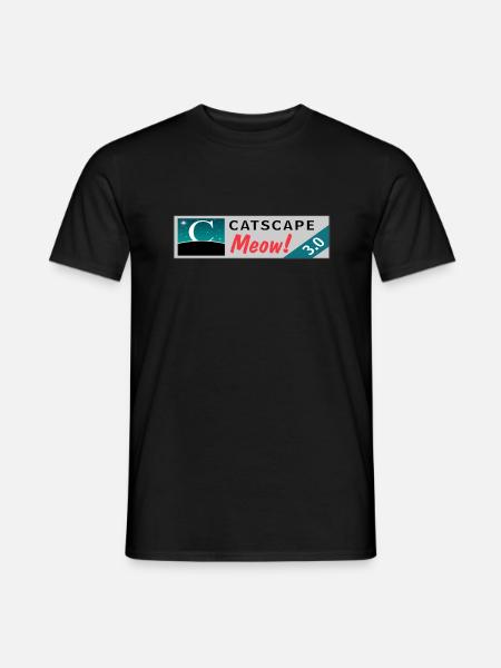 Catscape - Men's T-Shirt - black