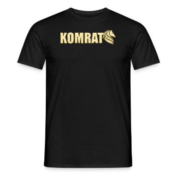 Vergessenes Turk Volk in Moldau Gagausien - Komrat - Männer T-Shirt - Schwarz - Vorne - AI Model Male 178 light (178cm)