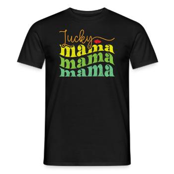Mom Mom Mother's Day - Mother's Day Design - Men's T-Shirt - black - Front - AI Model Male 178 light (178cm)