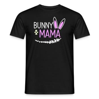Bunny Mama - Männer T-Shirt - Schwarz - Vorne - AI Model Male 178 light (178cm)