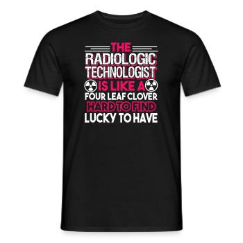 Radiologic Technologist Rad Tech Hard To Find - Men's T-Shirt - black - Front - AI Model Male 178 light (178cm)