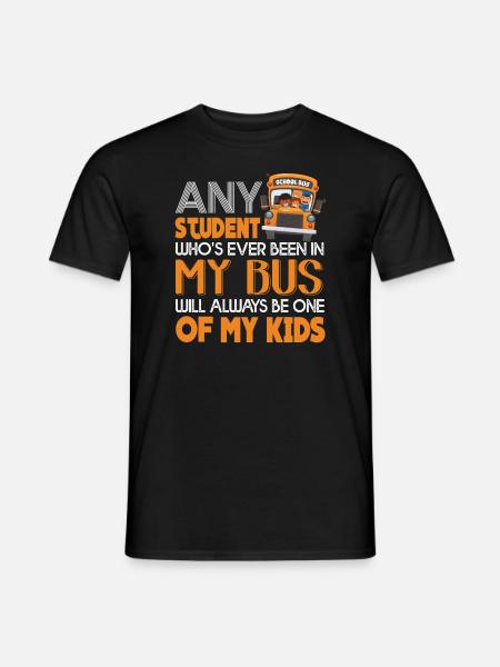 School Bus Driver School Bus Driver Funny - Men's T-Shirt - black
