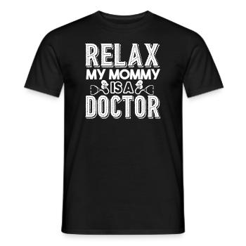 Doctor My Mommy Is A Doctor - Men's T-Shirt - black - Front - AI Model Male 178 light (178cm)