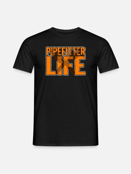 Pipefitter Pipefitter Life - Men's T-Shirt - black