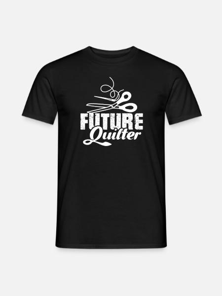 Quilting Future Quilter - Men's T-Shirt - black