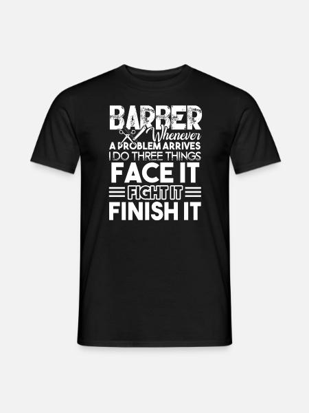 Barber Proud Barber - Men's T-Shirt - black