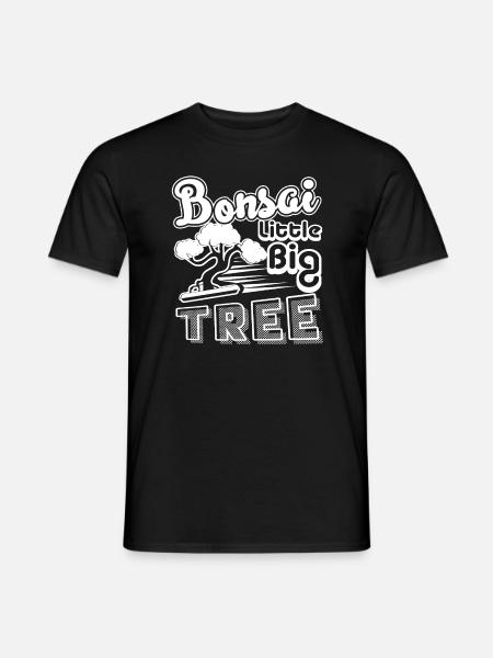 Bonsai Bonsai Little Big Tree - Men's T-Shirt - black