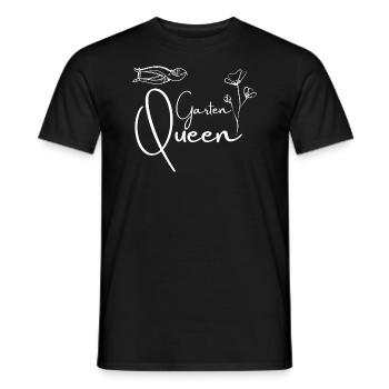 Für Gartenliebhaber - die Garten Queen! - Männer T-Shirt - Schwarz - Vorne - AI Model Male 178 light (178cm)