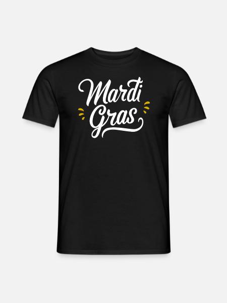Mardi Gras - T-shirt homme - noir