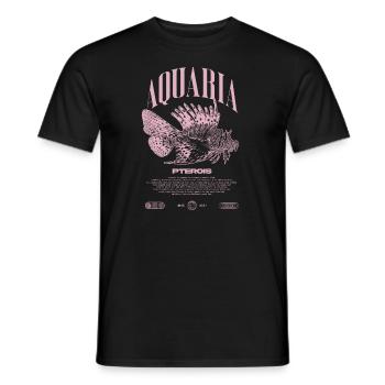 Rotfeuerfisch Marine Fish Keeper Moderne Streetwear - Männer T-Shirt - Schwarz - Vorne - AI Model Male 178 light (178cm)