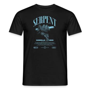Green Tree Python Modern Reptile Keeper Streetwear - T-shirt homme - noir - Devant - AI Model Male 178 light (178cm)