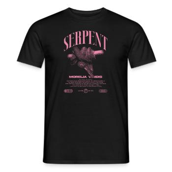 Green Tree Python Modern Reptile Keeper Streetwear - T-shirt homme - noir - Devant - AI Model Male 178 light (178cm)