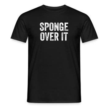 Sponge Over It Denglish - Men's T-Shirt - black - Front - AI Model Male 178 light (178cm)