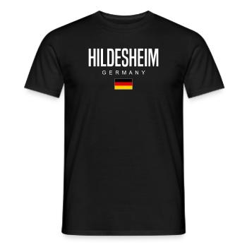 Hildesheim - T-shirt homme - noir - Devant - AI Model Male 178 light (178cm)