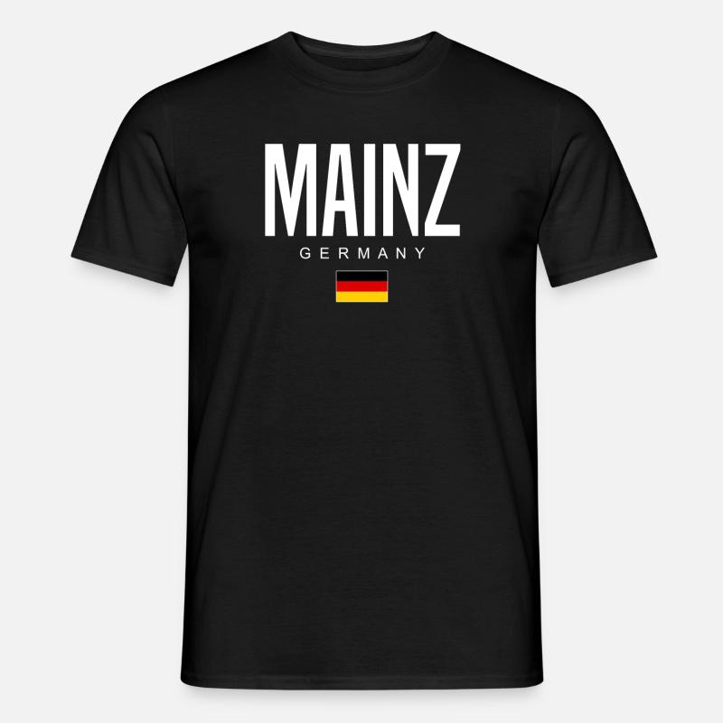 Mainz - Männer T-Shirt - Schwarz