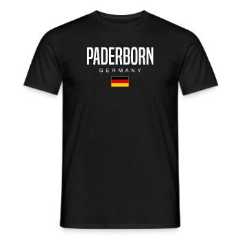 Paderborn - T-shirt homme - noir - Devant - AI Model Male 178 light (178cm)