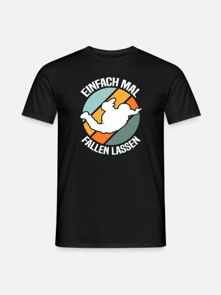 Skydiving Skydiver - Men's T-Shirt - black