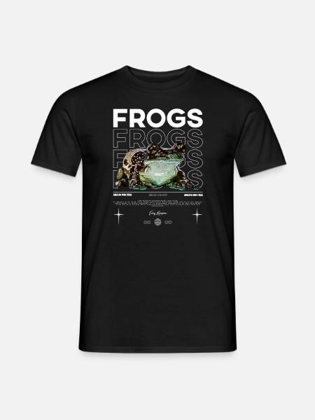 Mælkefrø Streetwear Frøholder - Mænd T-shirt - sort