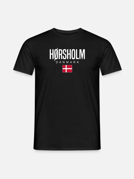 Hørsholm, Danemark - T-shirt homme - noir