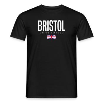 Bristol Vereinigtes Königreich - Männer T-Shirt - Schwarz - Vorne - AI Model Male 178 light (178cm)